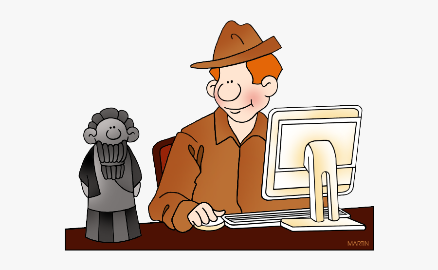 Archaeologist Clipart Geology - Cartoon, Transparent Clipart