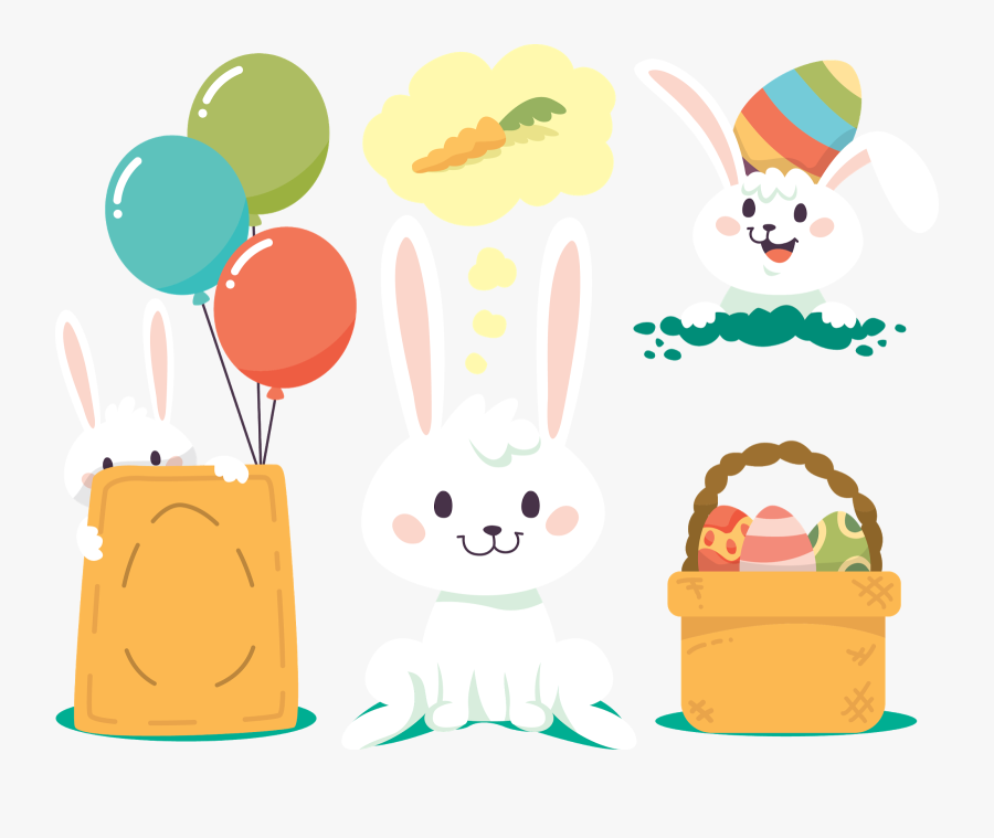 Cliparts De P - Felices Pascuas Con Globos, Transparent Clipart