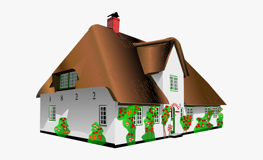 Free Clip Art "friesenhaus - Cottage Clipart, Transparent Clipart