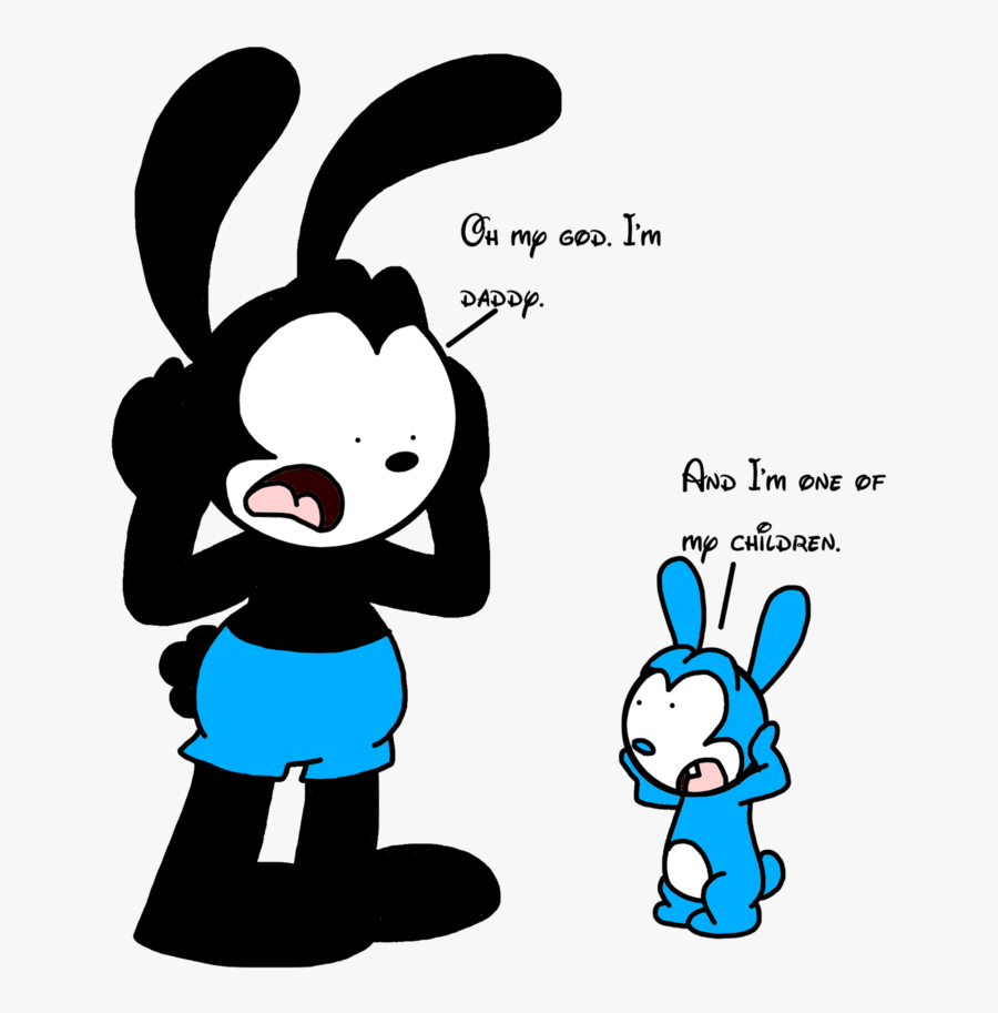 Swap Oswald And Bunny - Oswald The Lucky Rabbit Kids, Transparent Clipart