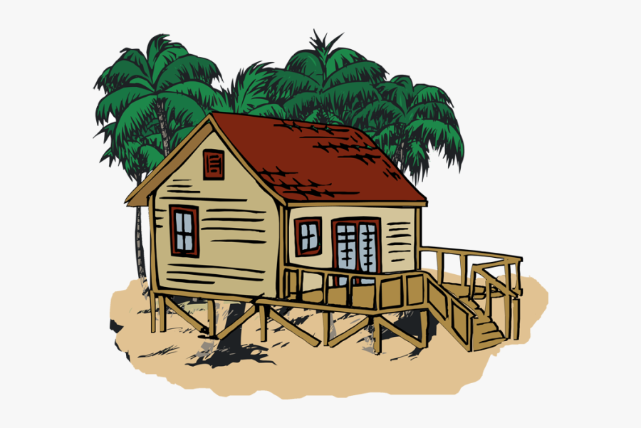 Beach House Pencil And - Beach House Clipart, Transparent Clipart