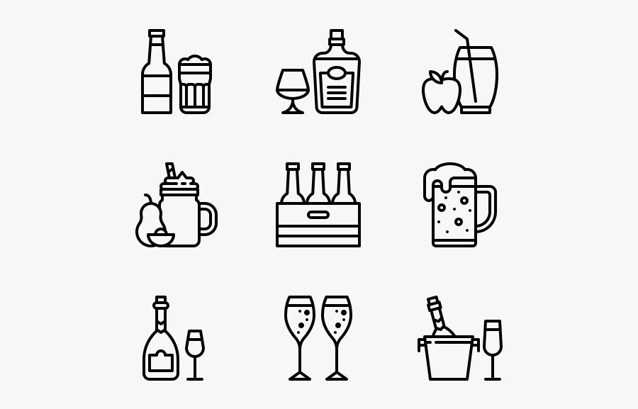 Beverage, Transparent Clipart
