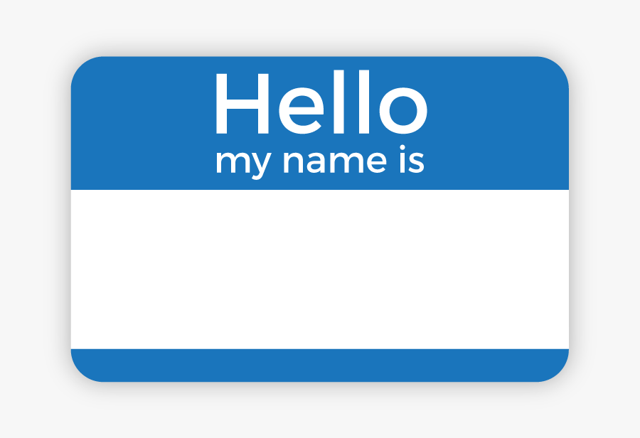 Clip Art Png For Free - Hello My Name Is Png, Transparent Clipart