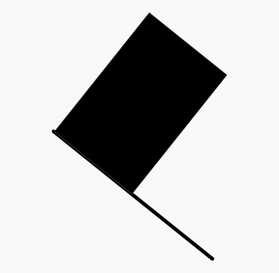 Triangle,area,black - Black Flag Clipart, Transparent Clipart