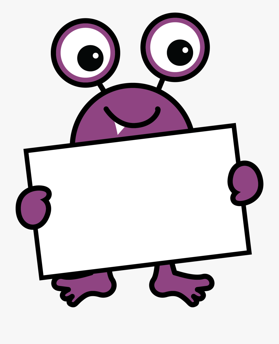 Monsters Labels Clipart, Transparent Clipart