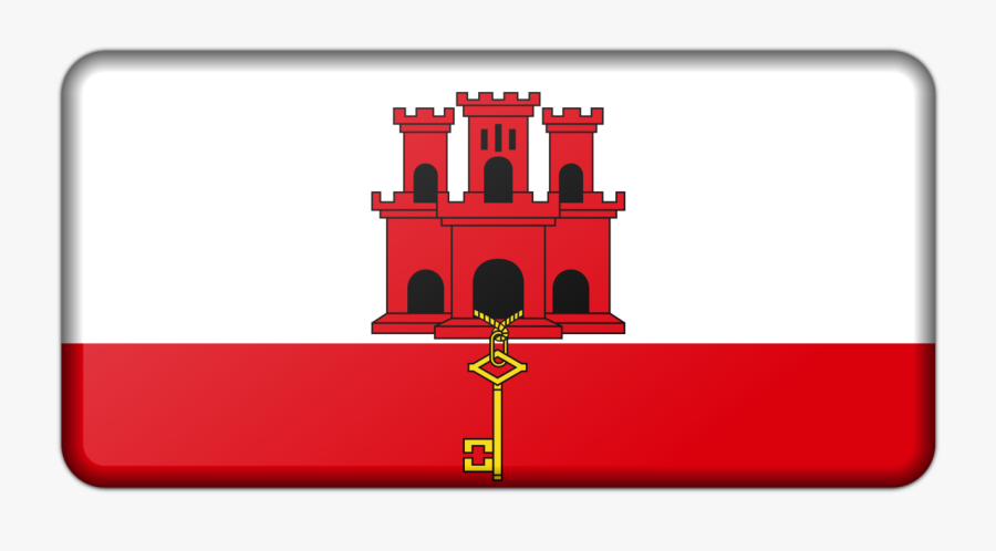 Castle,red Carpet,architecture - Gibraltar Flag Icon, Transparent Clipart