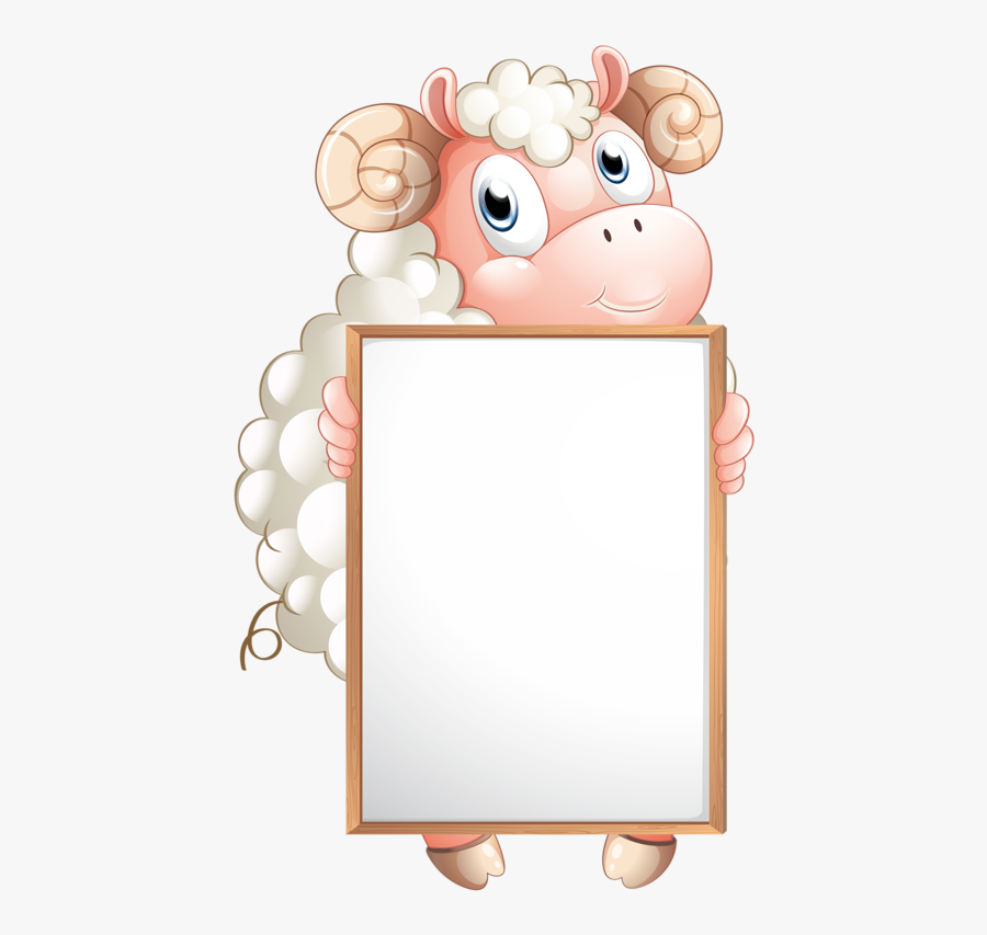 Animal Holding A Board, Transparent Clipart