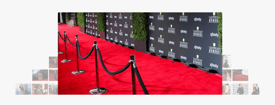 Transparent Red Carpet Clipart - Oscar Red Carpet Backdrop, Transparent Clipart
