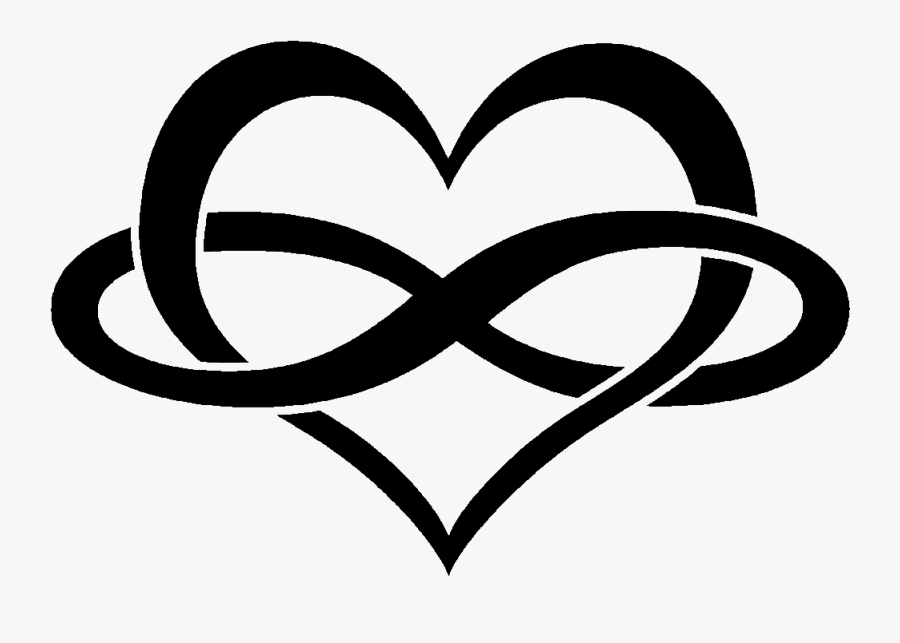 Persevere Heart Symbol Infinity Tattoo Free Download - Heart Infinity Symbol, Transparent Clipart