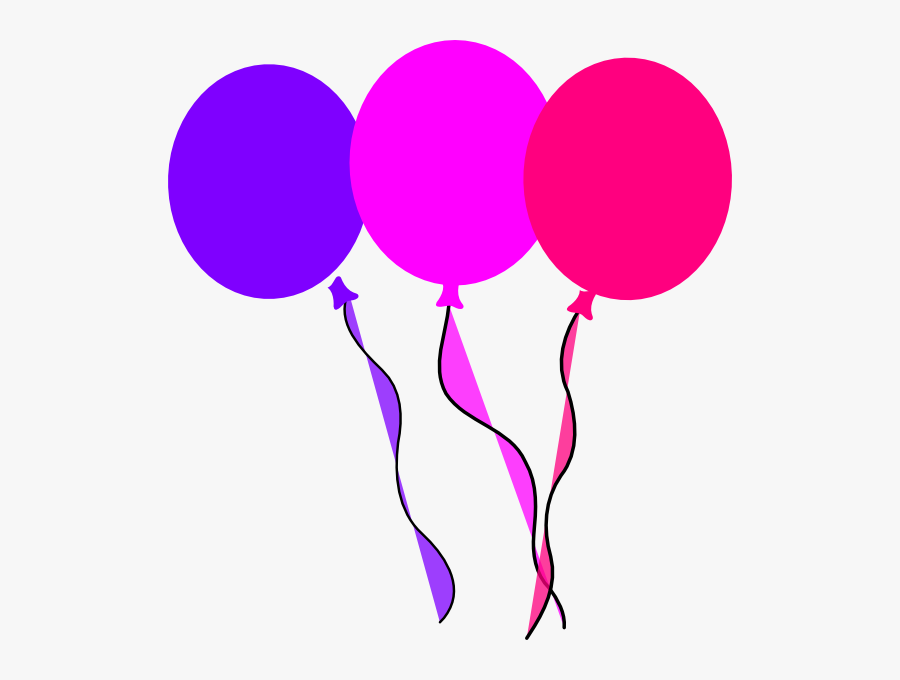 Clipart Balloon - Photo - Balon Ulang Tahun Pink Png, Transparent Clipart