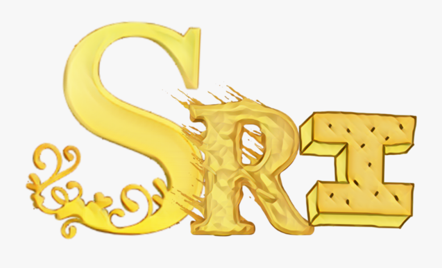 #name #nametag #sri #gold #golden #text #scletters, Transparent Clipart