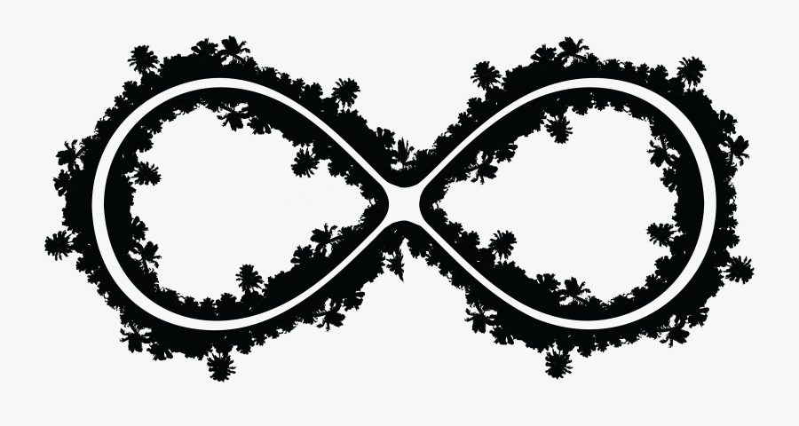 Free Clipart Of A Palm Tree Infinity Symbol - Icon Of Infinity Png, Transparent Clipart