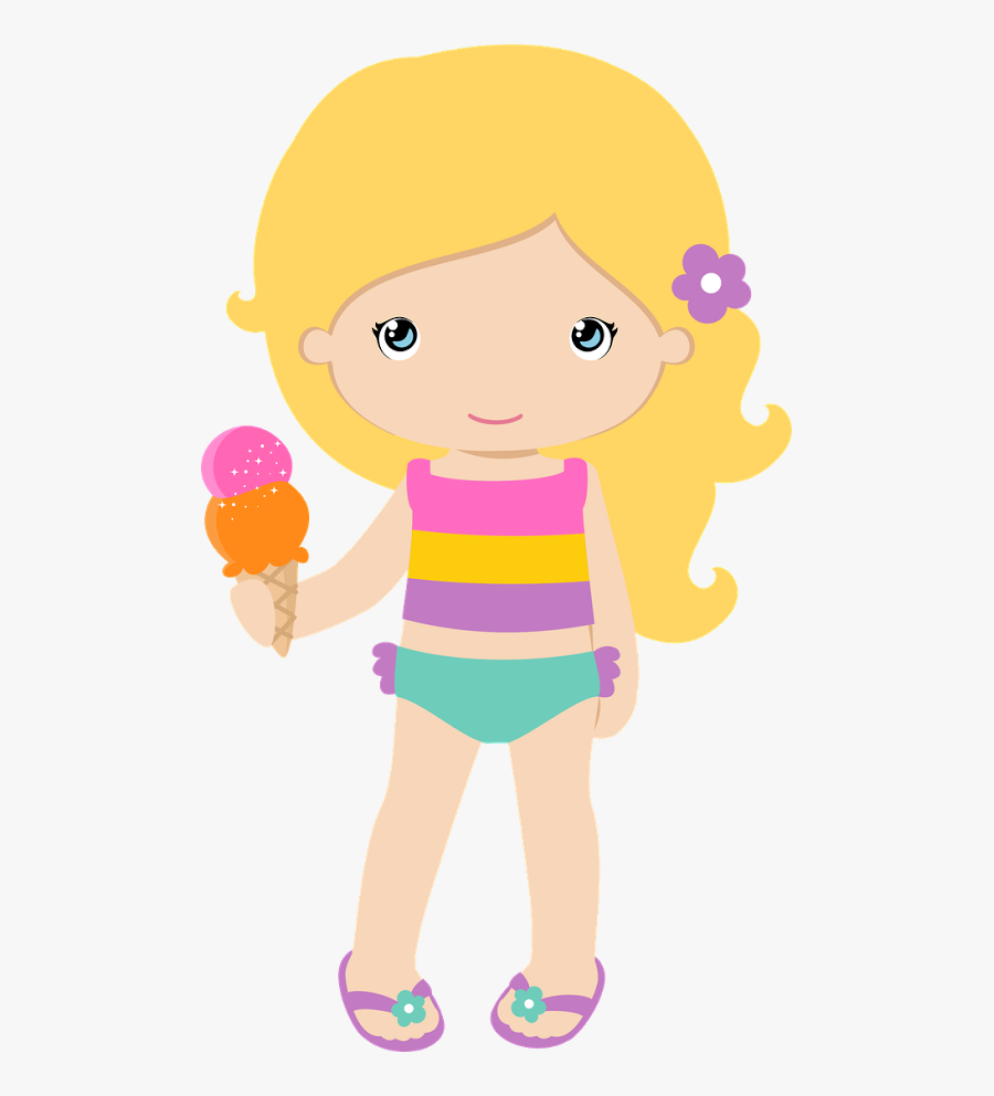 Menina Praia Png, Transparent Clipart