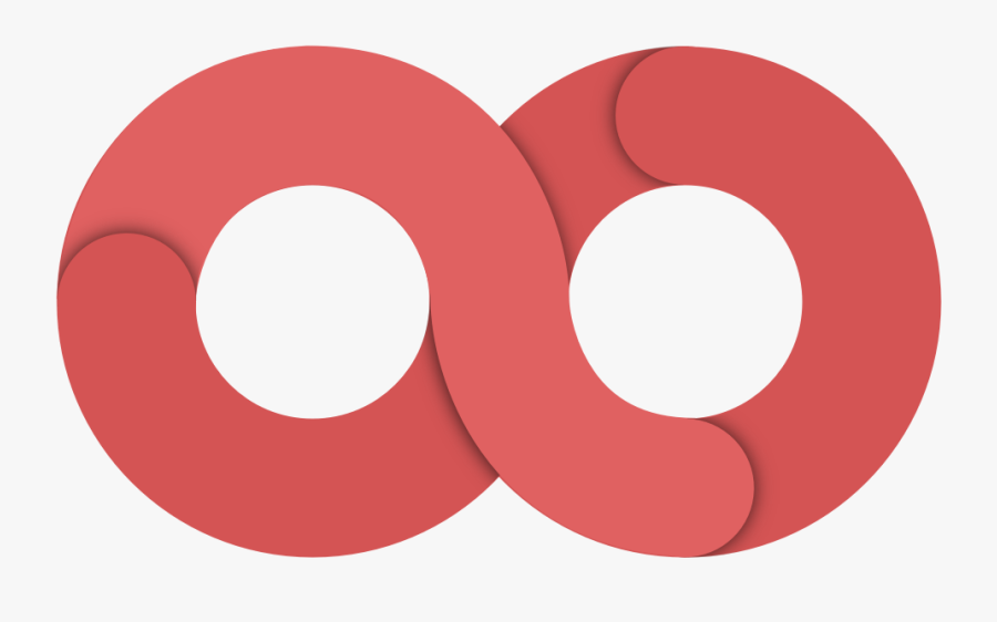 41163 - Red Infinity Logo, Transparent Clipart