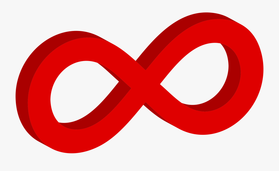 Symbol,logo,red - Red Infinity Symbol Png, Transparent Clipart