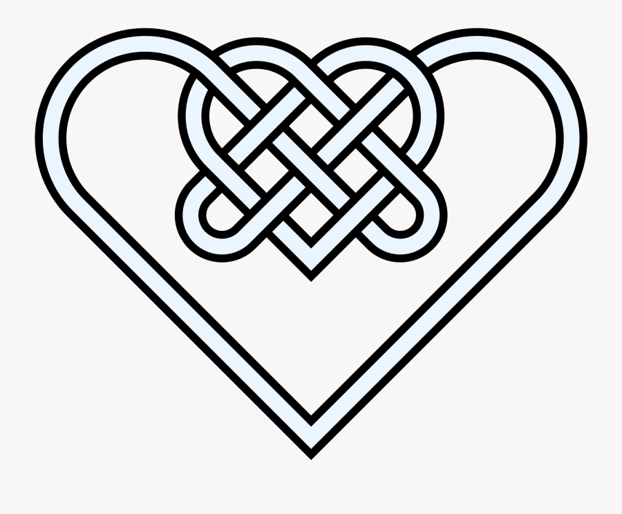 Infinity Heart Clipart - Celtic Knot Love Heart, Transparent Clipart