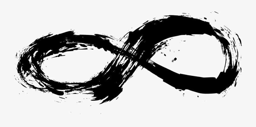 Infinity Clipart Cool Symbol - Grunge Infinity Symbol, Transparent Clipart