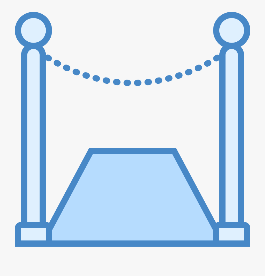 Red Carpet Icon, Transparent Clipart