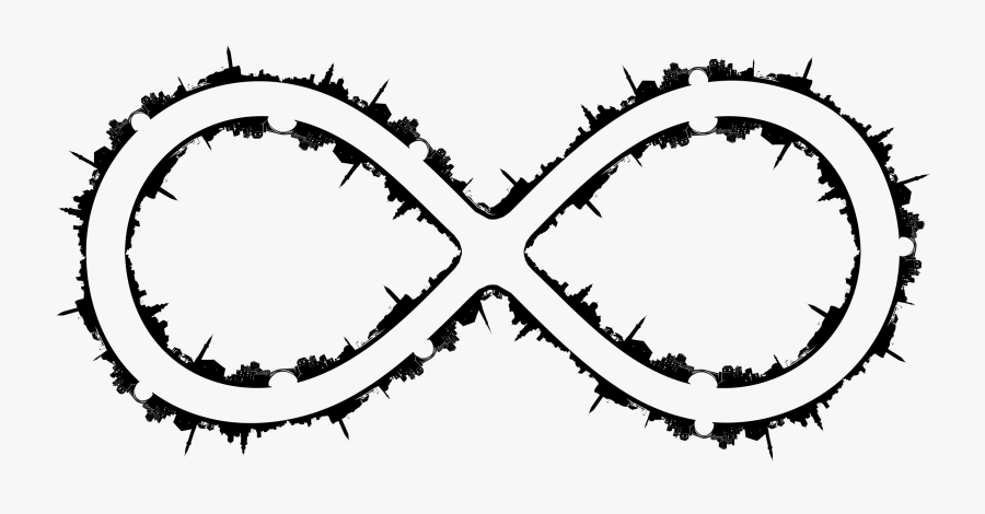 Computer Icons Infinity Symbol Black And White Bicycle - White Infinity Symbol Transparent, Transparent Clipart
