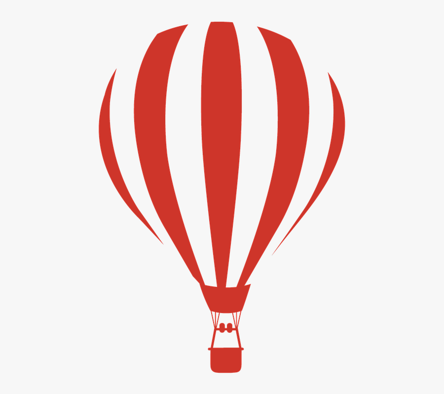 Transparent Remax Balloon Png - Hot Air Balloon Silhouette Png, Transparent Clipart