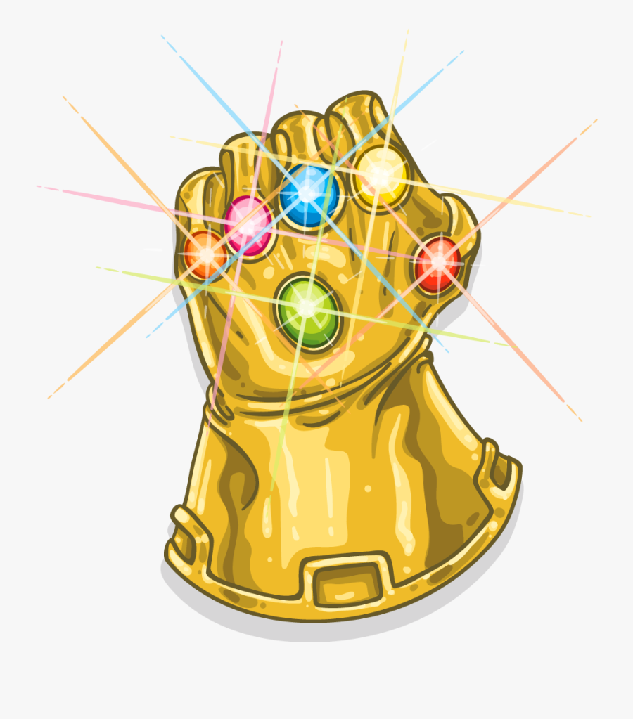 Infinity Youtube Glove T-shirt Thanos The Gauntlet - Infinity Gauntlet Transparent Background, Transparent Clipart