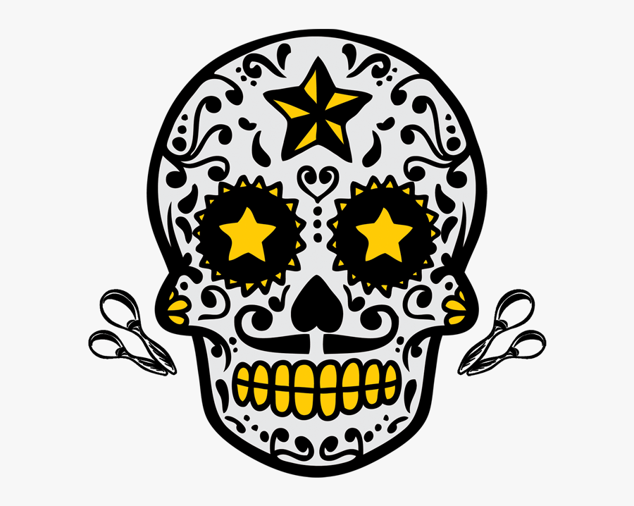 Calavera Skull Halloween Clip Art - Imágenes De Calaveras De Halloween, Transparent Clipart