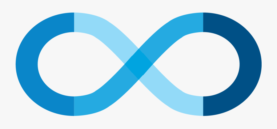 Clip Art Make Your Own Logo - Transparent Background Infinity Symbol Blue, Transparent Clipart