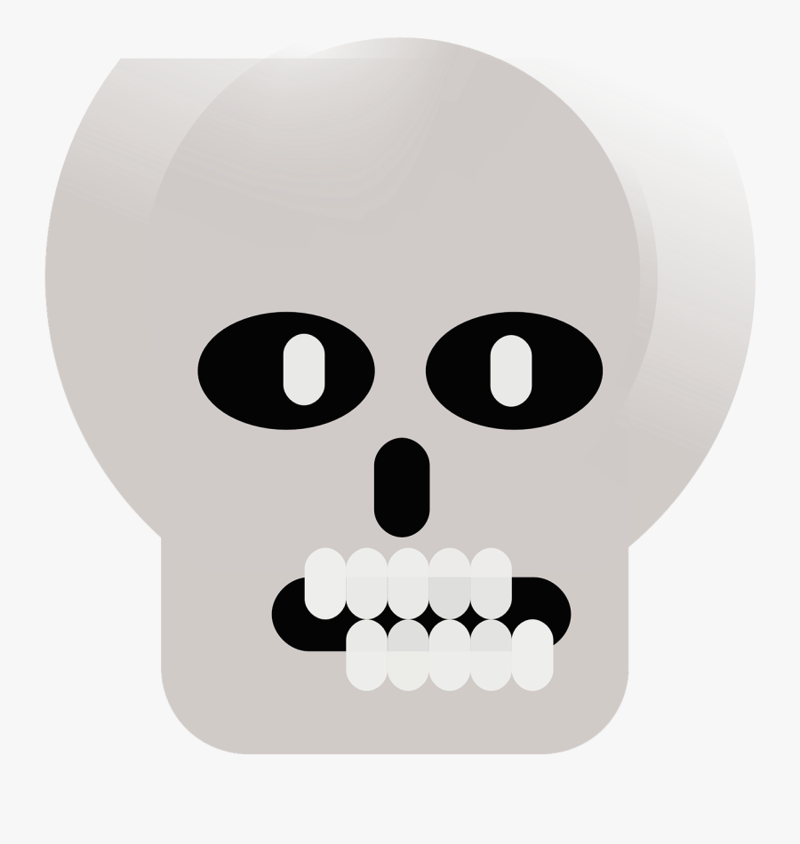 Skull Skeleton Bones Free Picture - Skull, Transparent Clipart