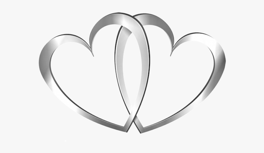 Unity Heart Cliparts - Transparent Silver Hearts Png, Transparent Clipart