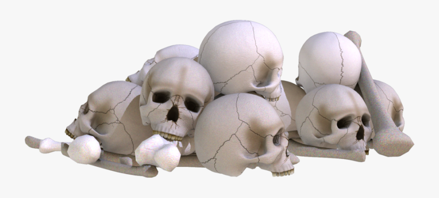 Skull - Pile Of Skulls Png, Transparent Clipart