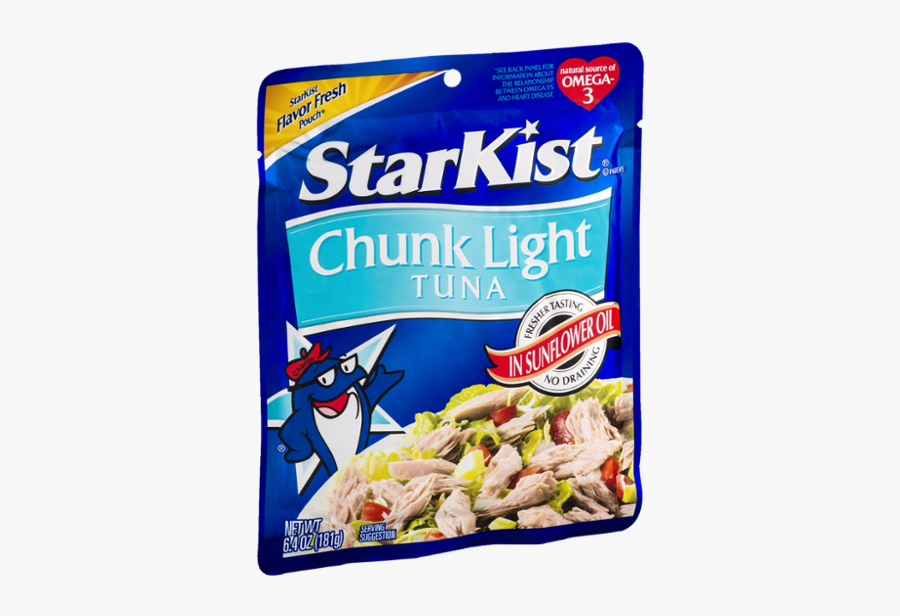 Chunk Light Tuna In Water Pouch, Transparent Clipart