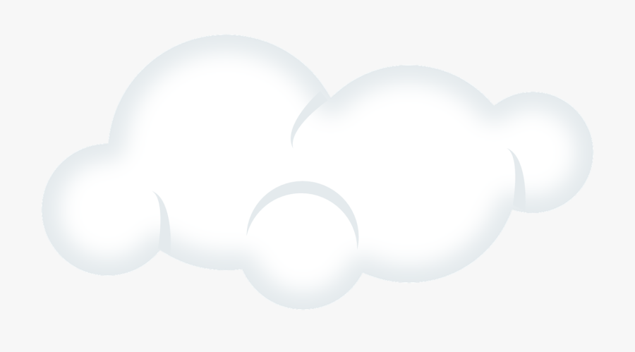 Cloud Clipart Transparent Background - Awan Putih Kartun Png, Transparent Clipart