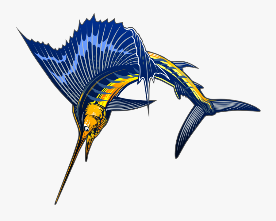 Sailfish Clipart - Marlin Transparent, Transparent Clipart