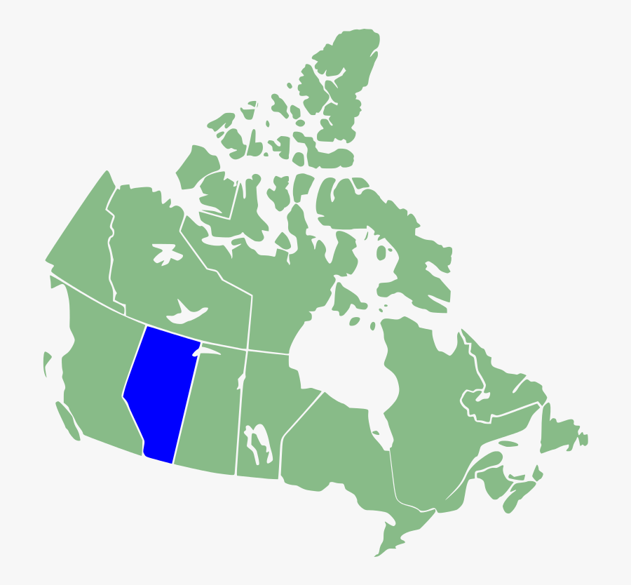 H1n1 Canada Human Swine Flu - Map Of Canada Black, Transparent Clipart