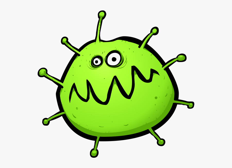 Flu Season 2017 Dates Clipart , Png Download - Transparent Virus Cartoon, Transparent Clipart