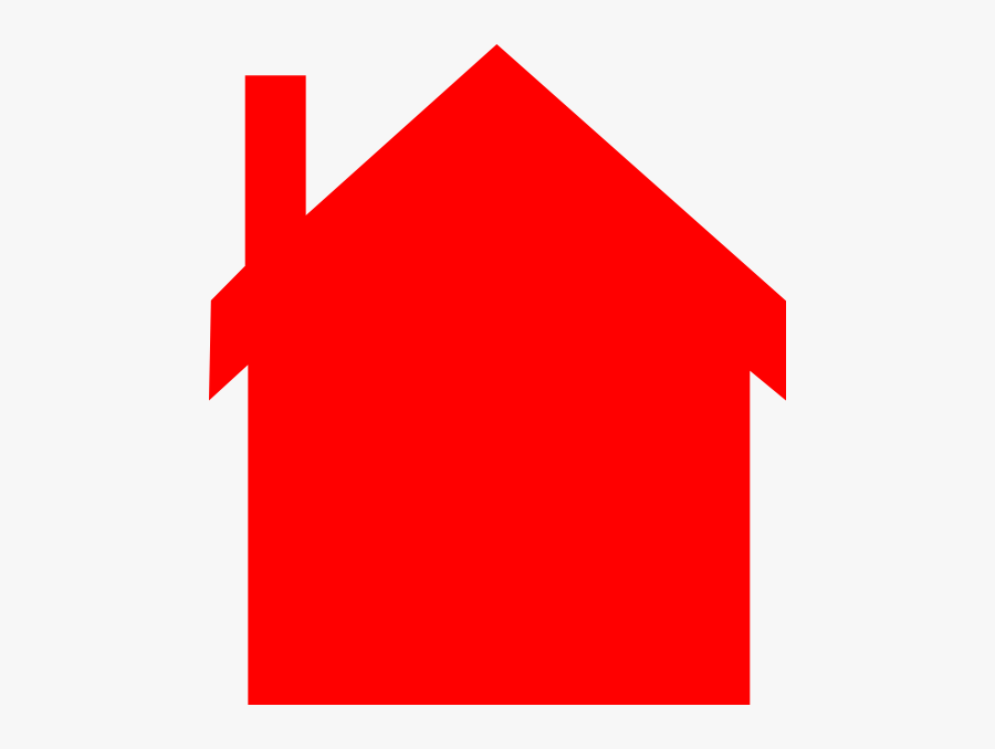 House Silhouette Clip Art - Red House Silhouette, Transparent Clipart