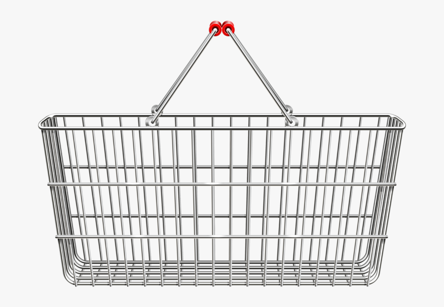 Transparent Background Shopping Basket Png, Transparent Clipart