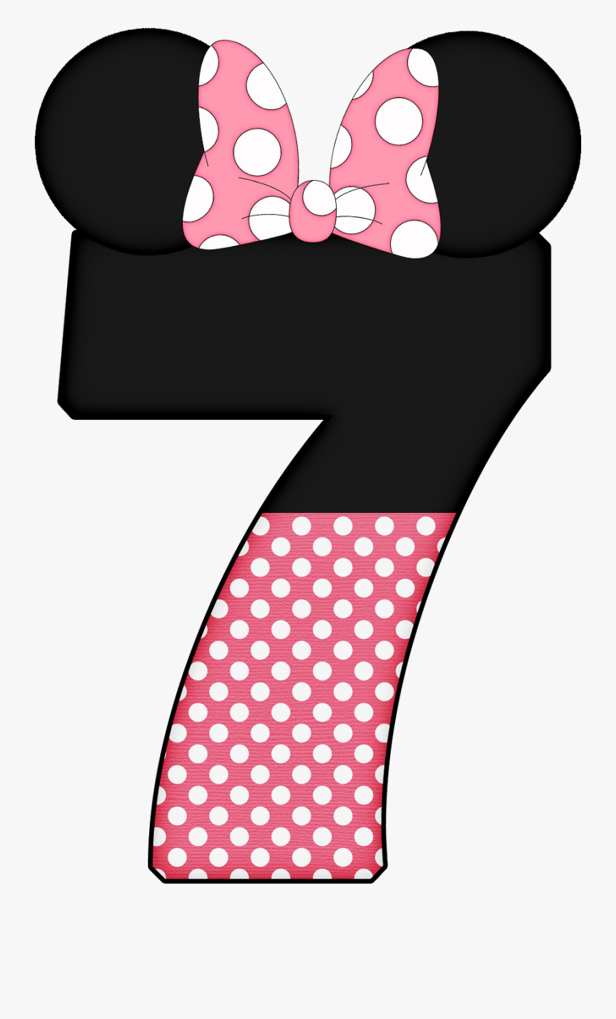 Mickey E Minnie - Minnie Mouse Letter F, Transparent Clipart