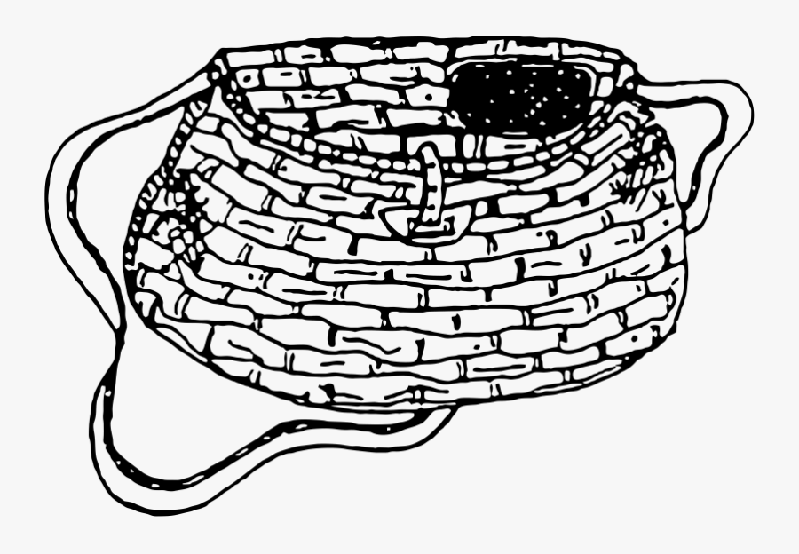 Fish Pencil And In - Fish Basket Clipart Black And White, Transparent Clipart