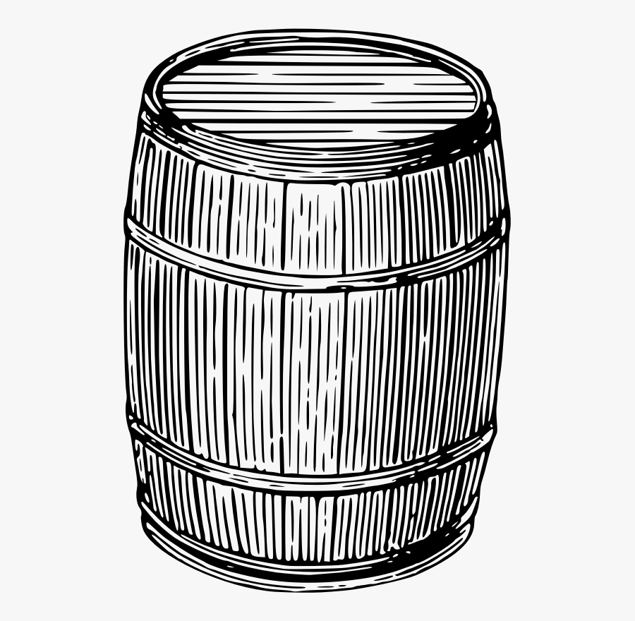 Monochrome Photography,storage Basket,basket - Cask Coloring Page, Transparent Clipart