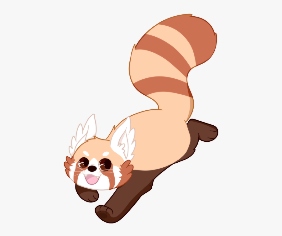 Red Panda Clip Art - Red Panda Drawing Base, Transparent Clipart