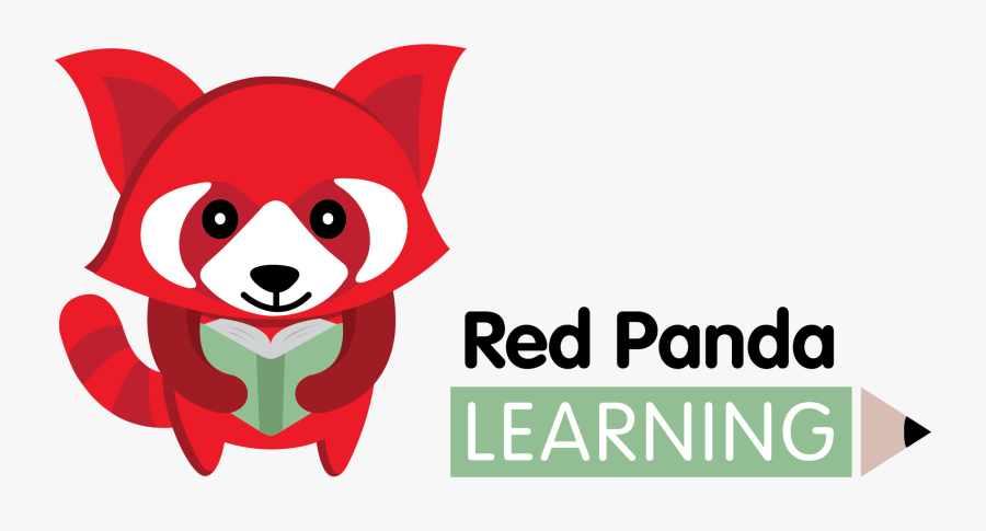 Red Panda Learning, Transparent Clipart
