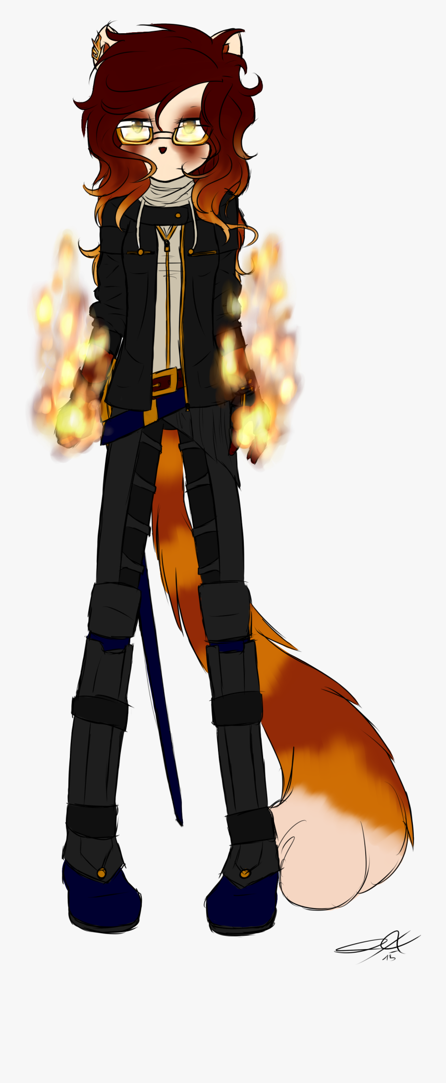 Feng The Red Panda - Illustration, Transparent Clipart