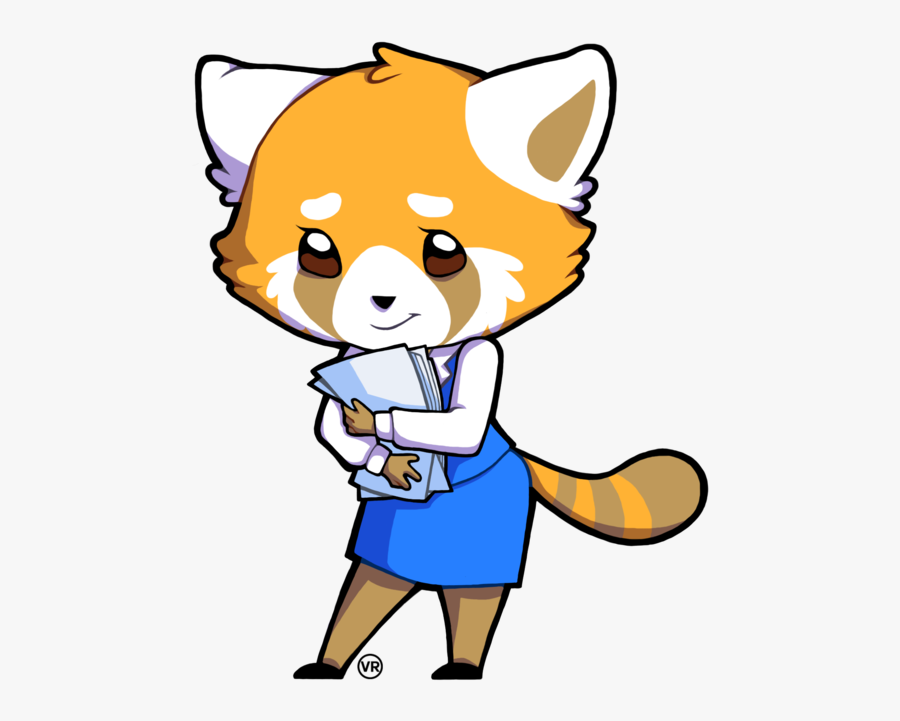 Aggressive Retsuko The Red Panda ♥ Aggretsuko © Sanrio - Retsuko Red Panda Anime, Transparent Clipart