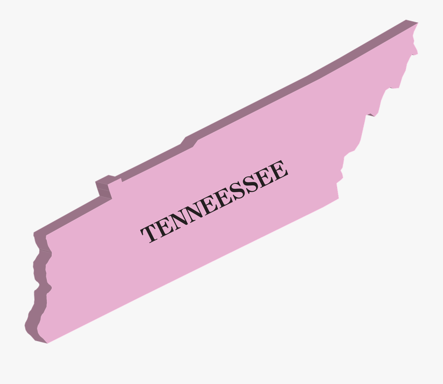 Transparent United States Outline Png - Tennessee Map Clip Art, Transparent Clipart