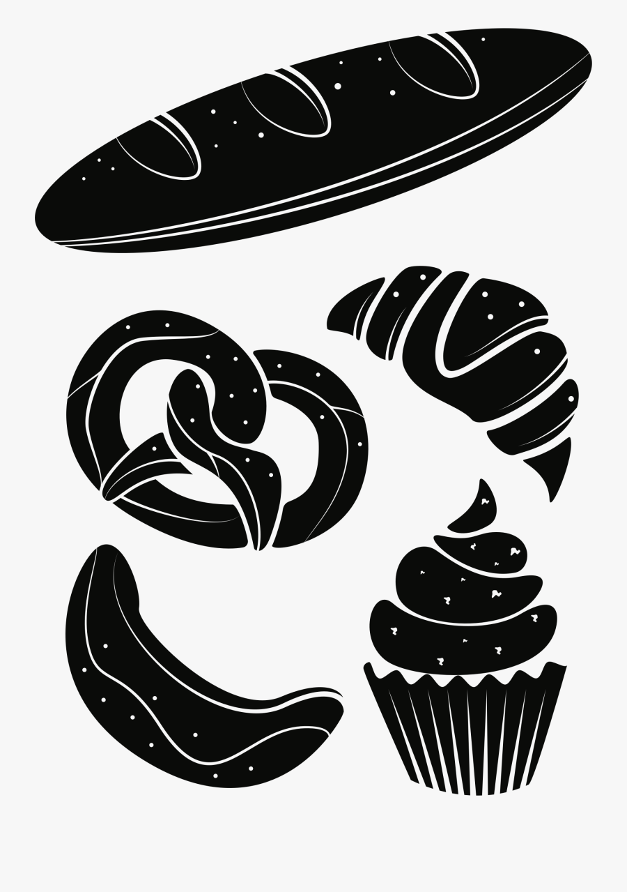 Croissant Pastry Chef Bread Baking - Bread And Pastry Logo Png, Transparent Clipart