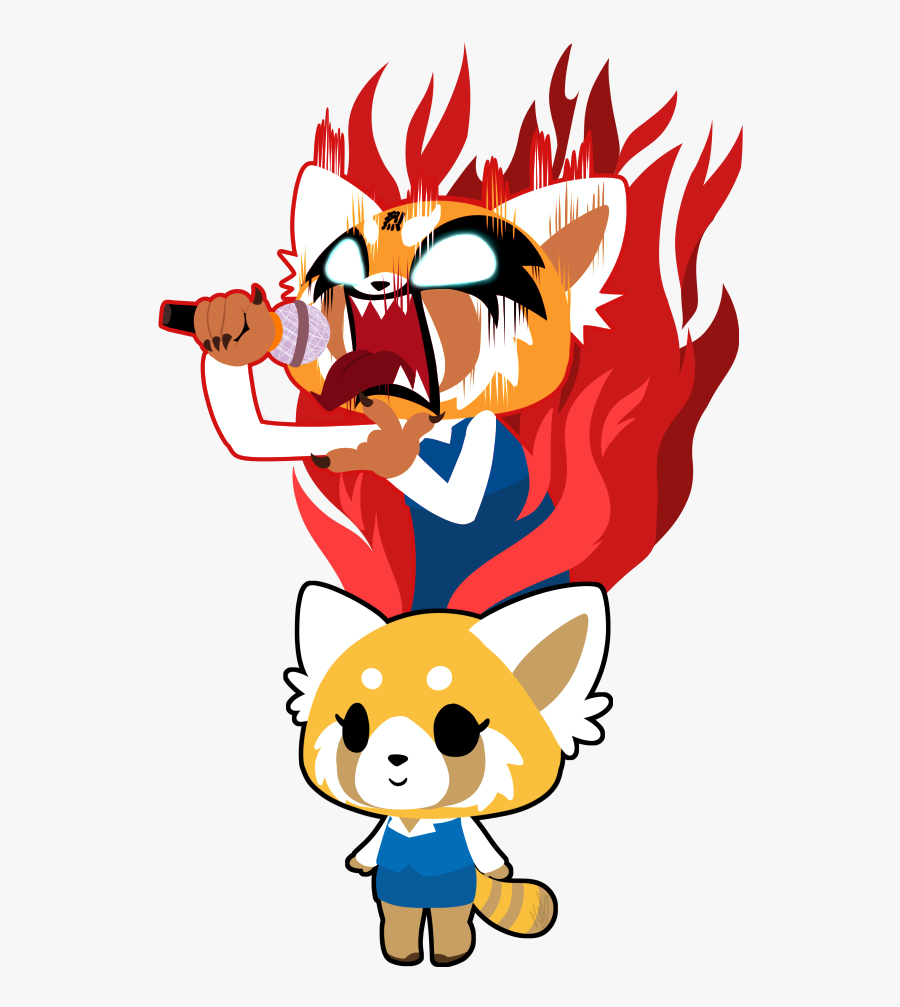 Transparent Cute Zombie Clipart - Aggressive Retsuko Retsuko, Transparent Clipart