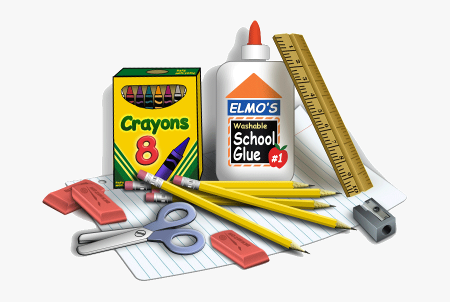 Supply Lists For 2018-2019 School Year - School Supply, Transparent Clipart