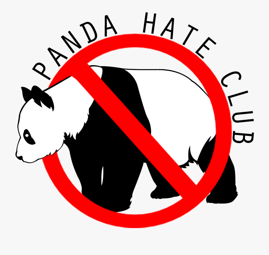 Panda Hate Clipart , Png Download - Hate Panda, Transparent Clipart