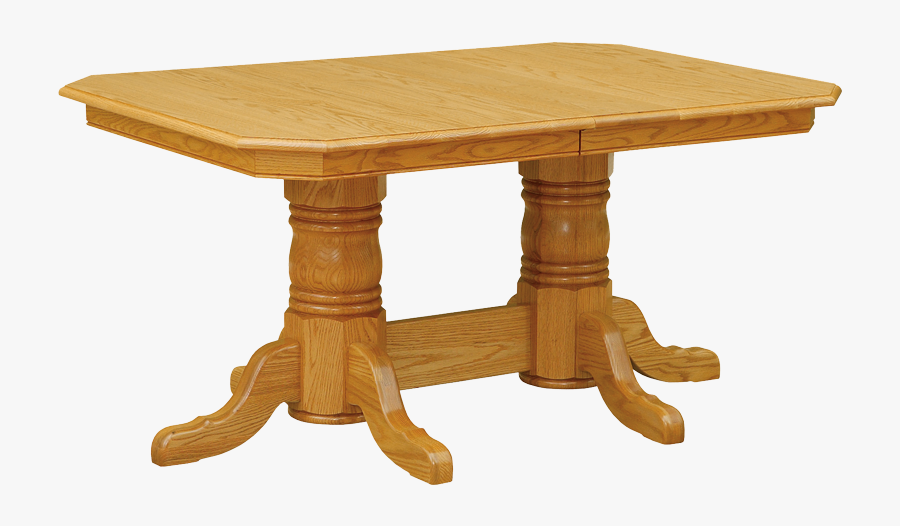 Solid Oak Cherry Furniture Png Dining Table Clipart - Wooden Table In Png, Transparent Clipart